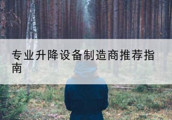 洞头电动剪叉升降平台厂家-专业升降设备制造商推荐指南